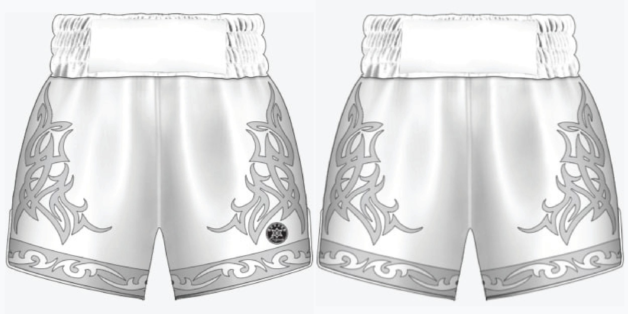 Razor NEW | Custom Muay Thai Shorts | Boxxerworld